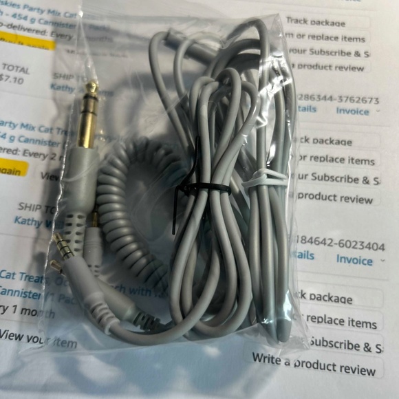 HEADPHONES, ONE ODIO PRO-10 OVER EAR WIRED HEADPHONES, 50MM NEODYMIUM DRIVERS, - Picture 3 of 10